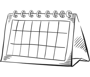 calendario stilizzato